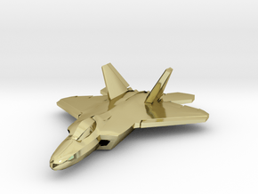 F-22 Raptor (small) in 18K Gold Plated