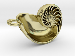 Nautilus Pendant (Small) in 18K Gold Plated