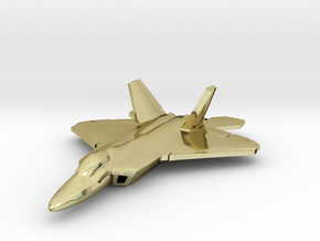 F-22 Raptor (large) in 18K Gold Plated