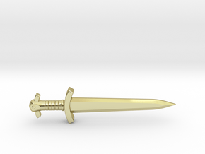 Iron Sword in 18K Gold Plated
