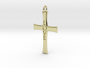 Cross Pendant in 18K Gold Plated