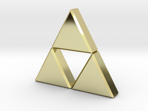 Triforce in 18K Gold Plated