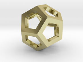 Dodecahedron in 18K Gold Plated