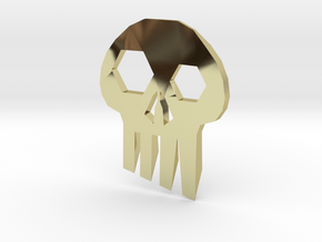 ''Skull'' Keychain / Pendant Multitool in 18K Gold Plated