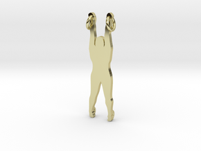 Ring Handstand Necklace in 18K Gold Plated