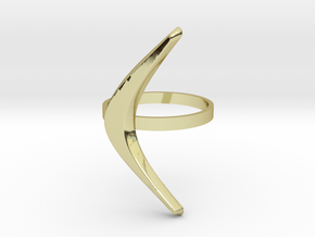 boomerang ring in 18K Gold Plated