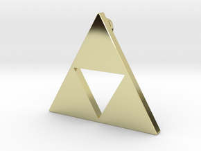 Zelda Triforce in 18K Gold Plated