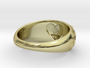 Volcanic Crater Ring in 18K Gold Plated