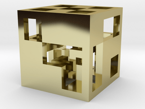 cube_01 in 18K Gold Plated