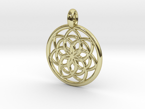 Kale pendant in 18K Gold Plated