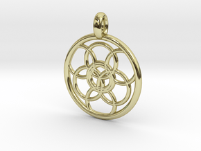 Lysithea pendant in 18K Gold Plated