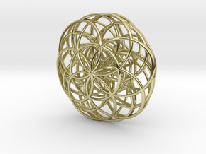 Flower of Life Charm in 18K Gold Plated