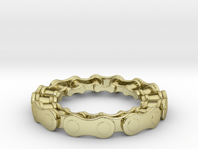 RS CHAIN RING SIZE 6.5 in 18K Gold Plated