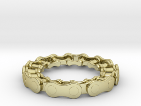 RS CHAIN RING SIZE 8.5 in 18K Gold Plated
