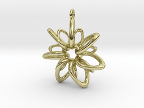RingStar 7 Points - 4cm, Loopet in 18K Gold Plated