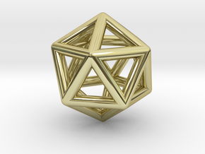 Icosahedron in 18K Gold Plated