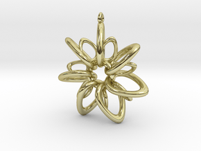 RingStar 7 points - 5cm, Loopet in 18K Gold Plated