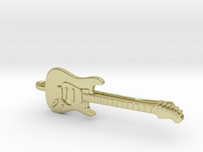Guitar Tie Clip in 18K Gold Plated