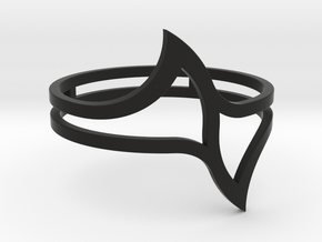  Ring Model E - Size 6 - Gold in Black Natural Versatile Plastic