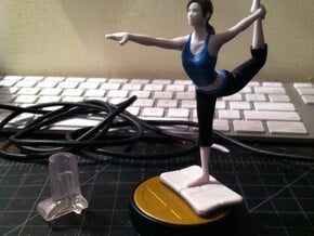 Balance Board for Wii Fit Trainer amiibo in White Natural Versatile Plastic