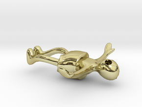 Baby in 18k Gold Plated Brass: 15mm