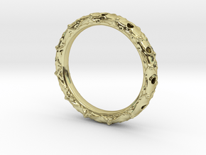 Hollow Ring 4 in 18K Gold Plated