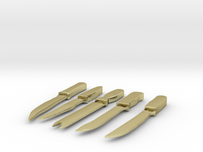 1/6 Butching Knives Update in 18K Gold Plated