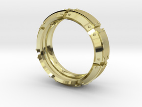 Armored Ring in 18K Gold Plated