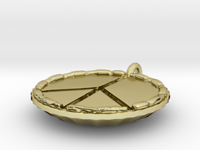 Make Pie Not War in 18K Gold Plated