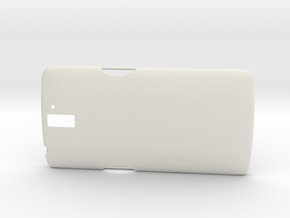 OnePlus One Case V2 in White Natural Versatile Plastic