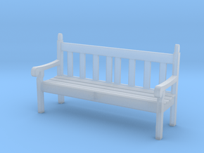 1:32 Scale Hyde Park Bench in Smooth Fine Detail Plastic