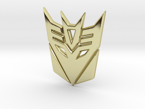 Decepticon Logo in 18K Gold Plated
