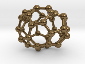 0029 Fullerene c36-01 c2 in Natural Bronze