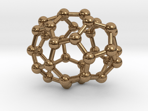 0029 Fullerene c36-01 c2 in Natural Brass