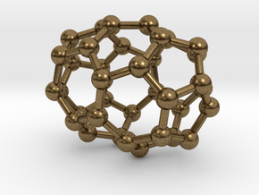 0030 Fullerene c36-02 d2 in Natural Bronze