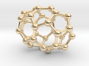 0030 Fullerene c36-02 d2 in 14K Yellow Gold