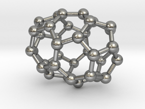 0030 Fullerene c36-02 d2 in Natural Silver