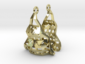 Aztec Earrings in 18K Gold Plated
