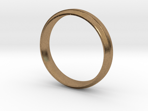 Simple Ring in Natural Brass: 11 / 64