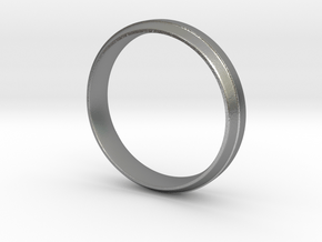 Simple Ring in Natural Silver: 11 / 64