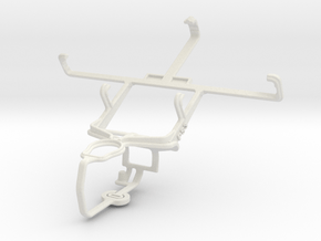 Controller mount for PS3 & Sony Xperia S in White Natural Versatile Plastic