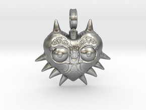 LoZ: Majora's Mask - Majora's Mask Charm in Natural Silver
