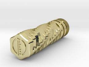 Silver AAA Torch 2 Tail (Flashlight) in 18K Gold Plated