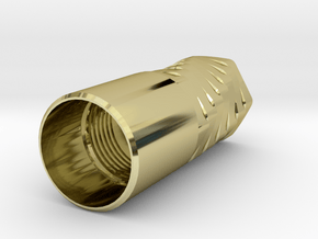 Silver AAA Torch 2 Head (Flashlight) in 18K Gold Plated