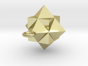 Gamma Star Ornament in 18K Gold Plated