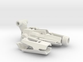 Sledgehammer Cannon in White Natural Versatile Plastic