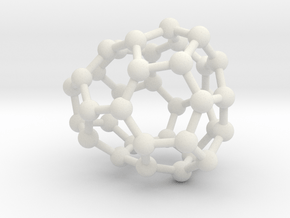 0031 Fullerene c36-03 c1 in White Natural Versatile Plastic