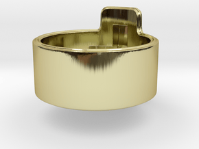 NES D-pad Ring in 18K Gold Plated