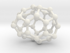 0032 Fullerene c36-04 cs in White Natural Versatile Plastic