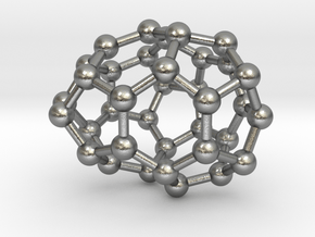0032 Fullerene c36-04 cs in Natural Silver